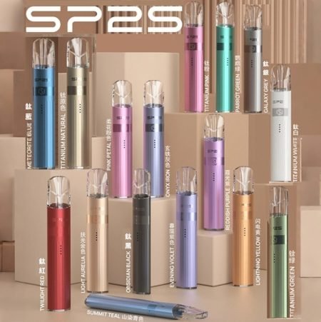 SP2S電子煙鈦色主機 | 通用一代 | 電鍍工藝 | 16色可選 | 雙檔功率調節